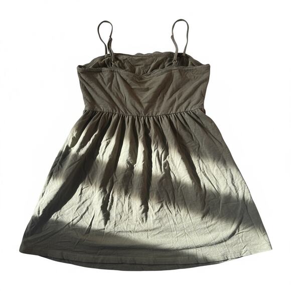 Forever 21 Green Cotton Cami Skater Dress - Picture 3 of 5